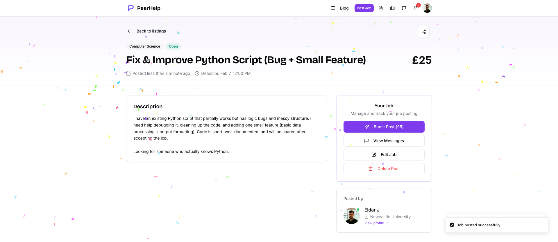 Screenshot 3 of PeerHelp