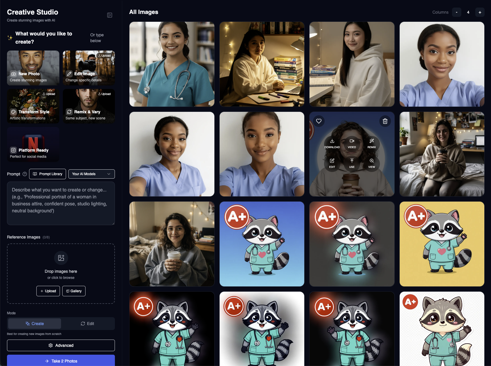 Screenshot 2 of pixelgenieai.com