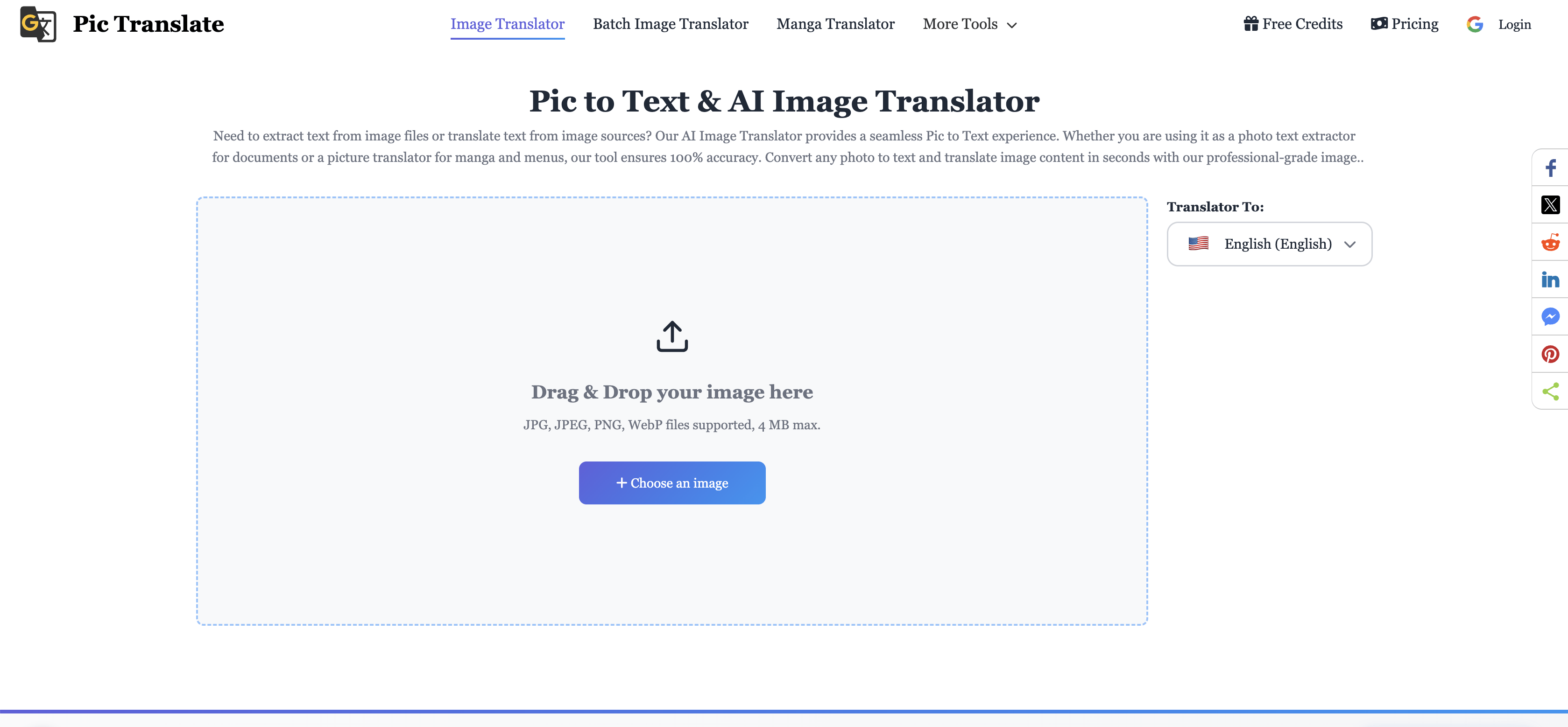 Screenshot 1 of PicTranslate