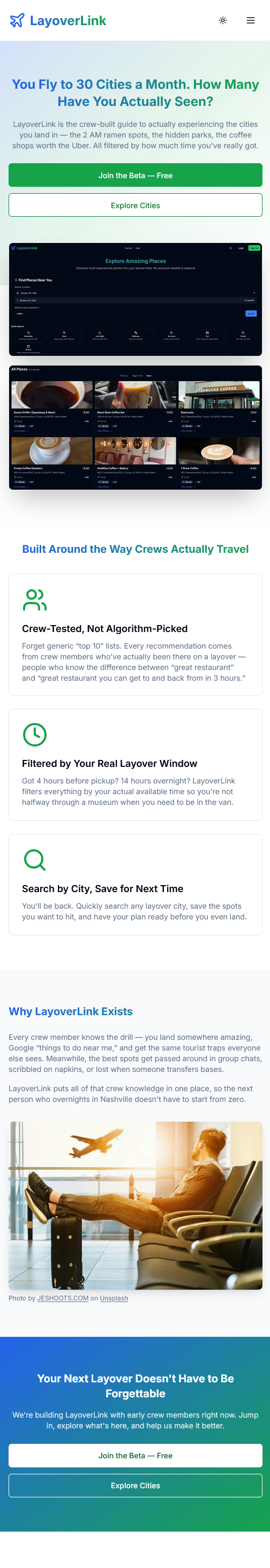 Screenshot 4 of LayoverLink