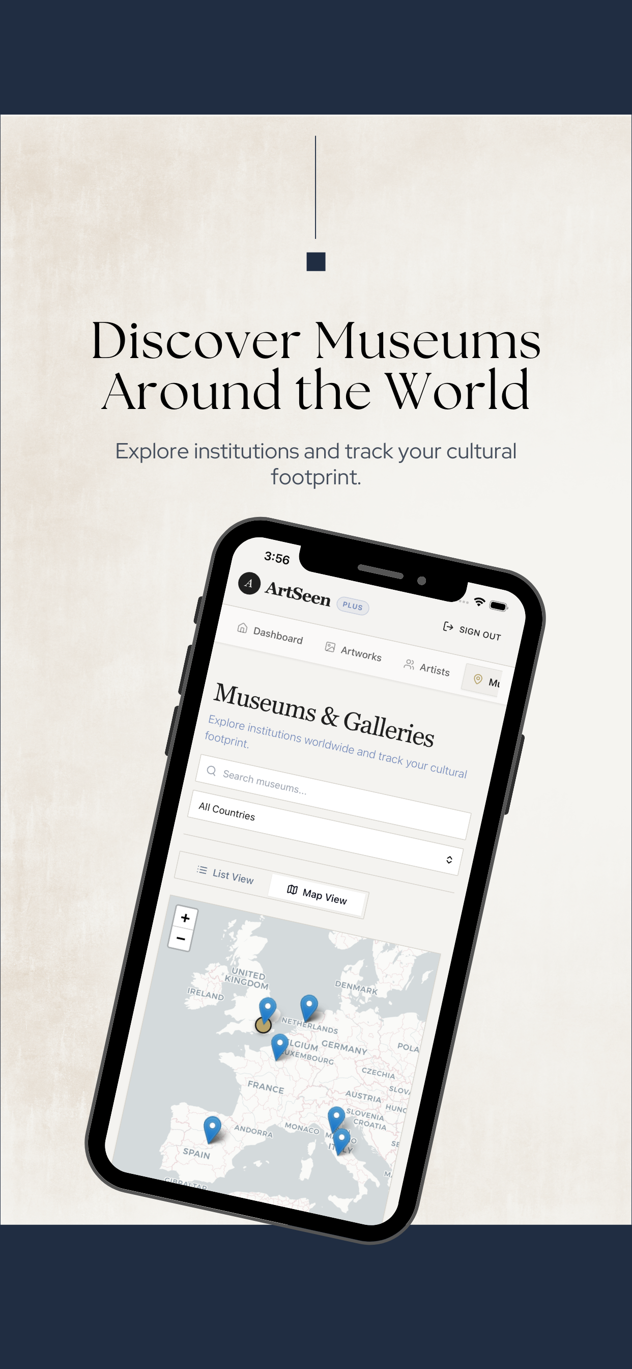 Screenshot 1 of ArtSeen by VIDERI