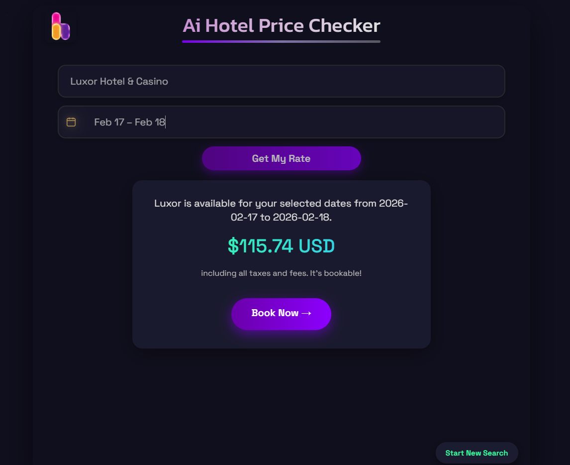 Screenshot 2 of Instant AI-Powered Hotel Price Checker