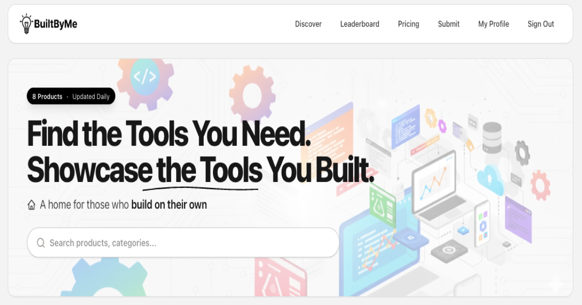 Screenshot 1 of BuiltByMe