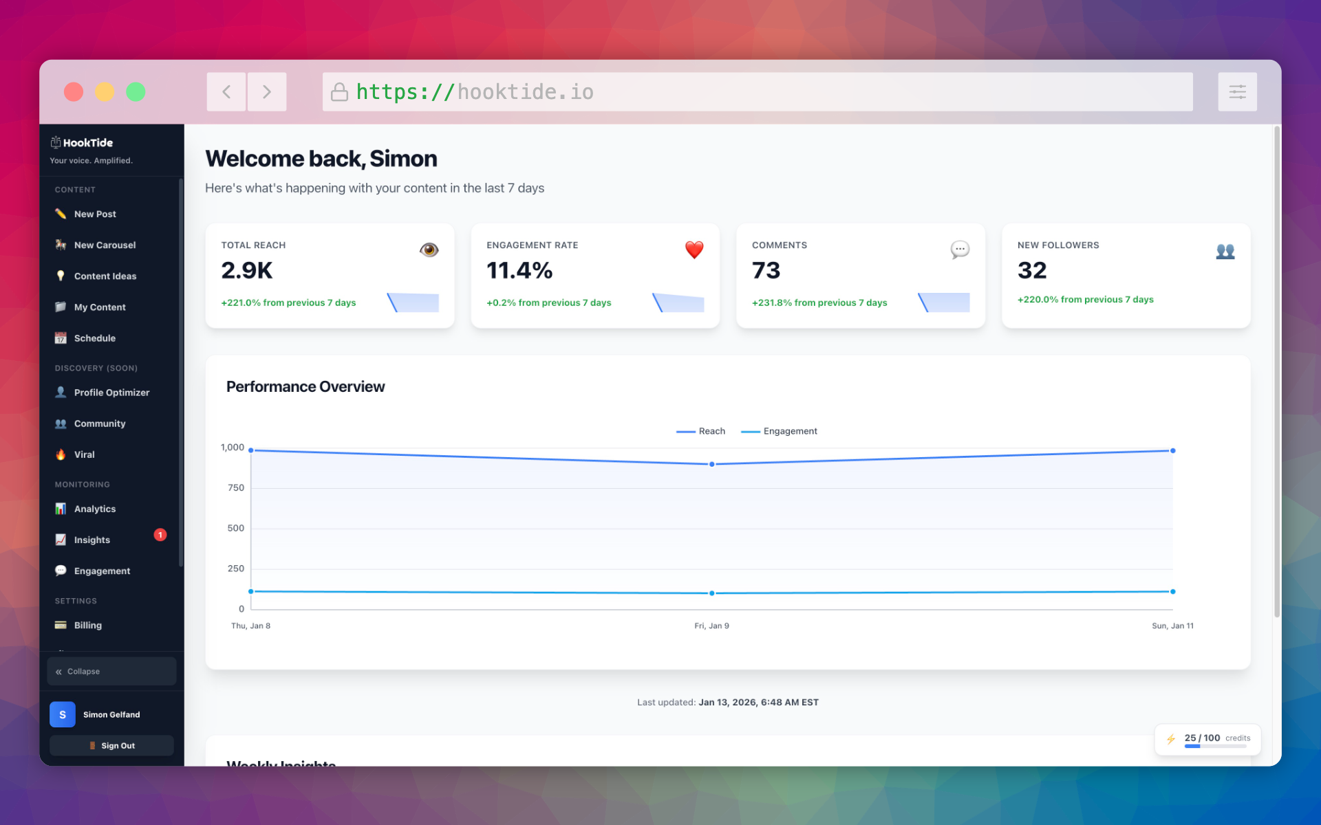 Screenshot 1 of HookTide