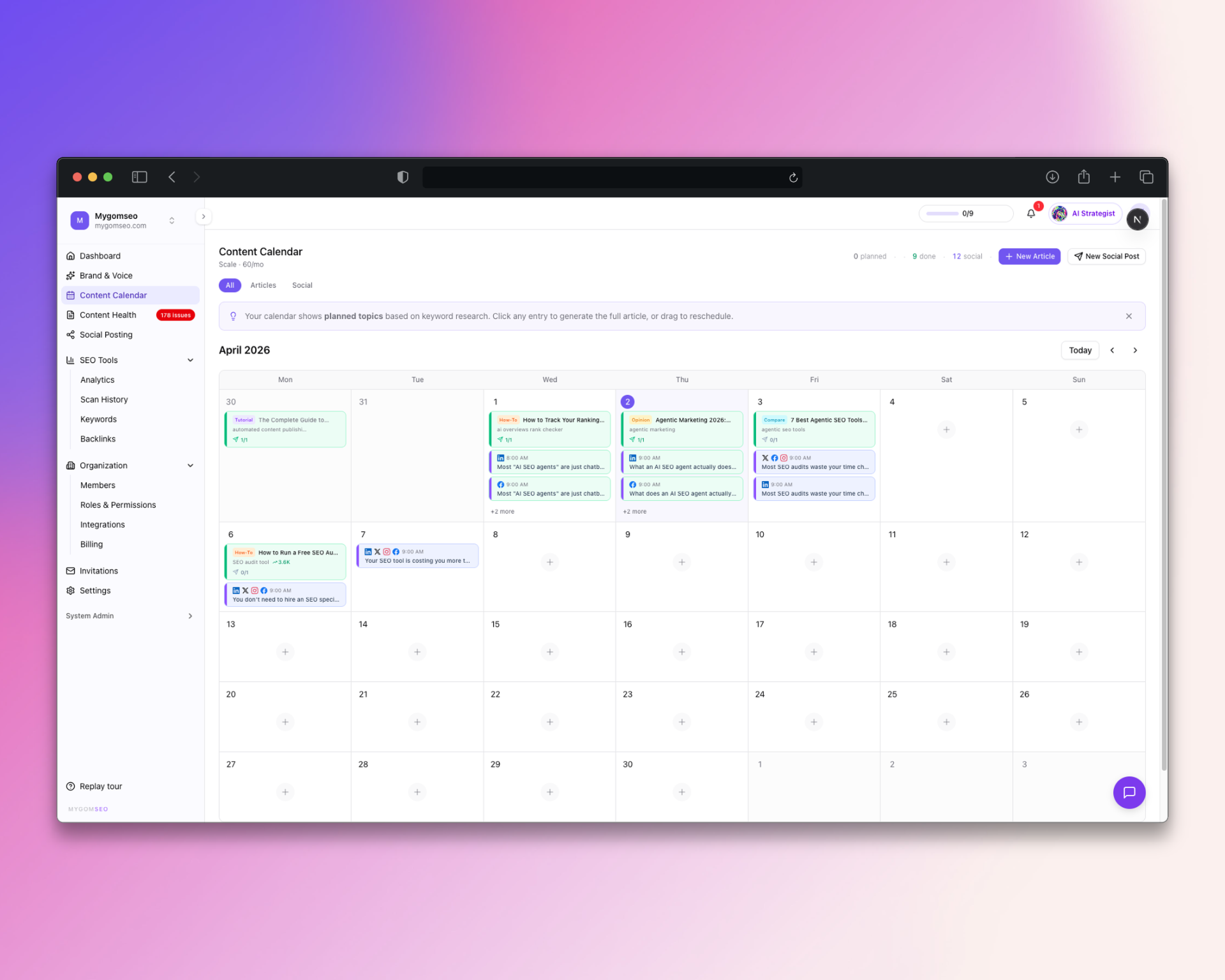 Screenshot 6 of Mygom SEO