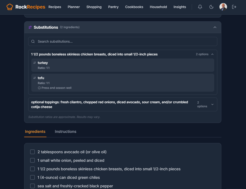 Screenshot 5 of Rock Recipes