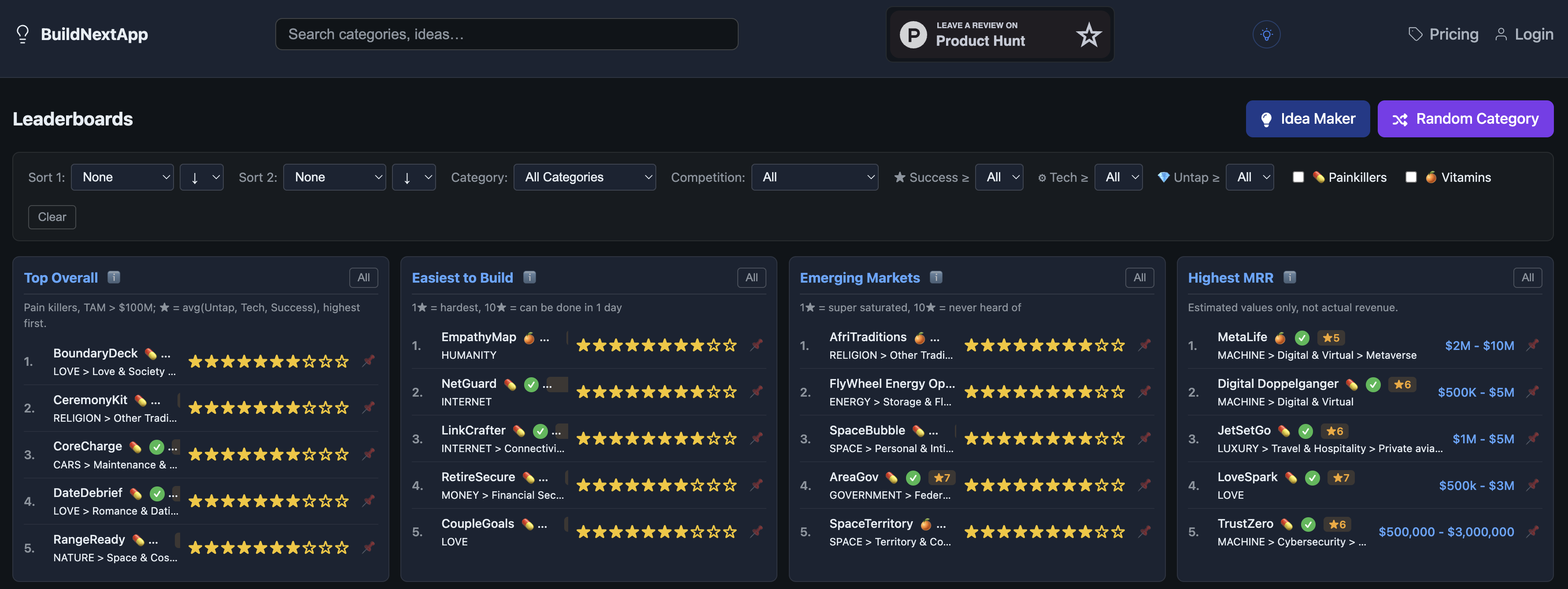 Screenshot 1 of BuildNextApp