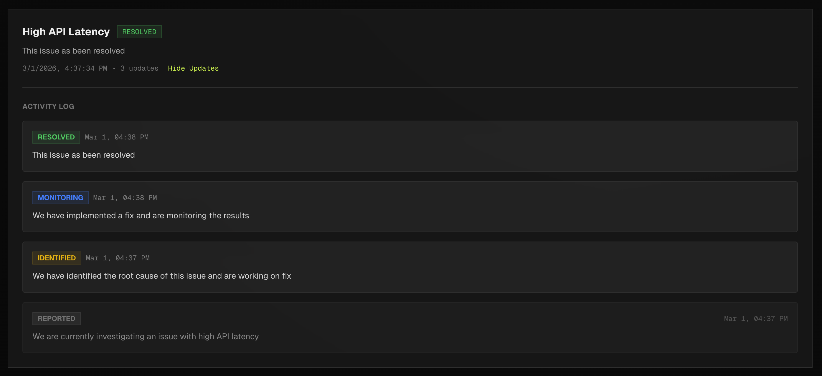 Screenshot 8 of QUICCSTATUS