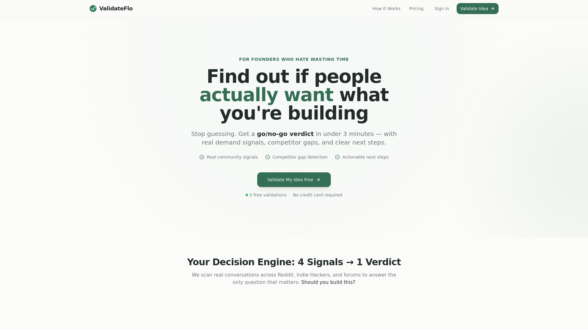 Screenshot 1 of ValidateFlo