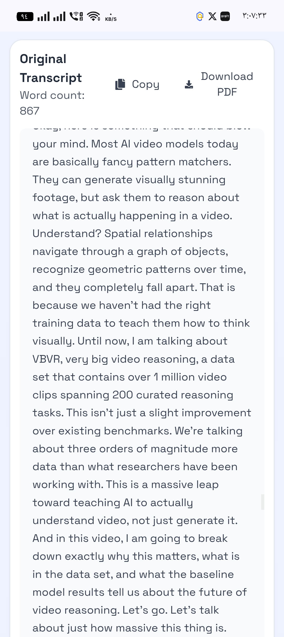 Screenshot 3 of Transcripta AI