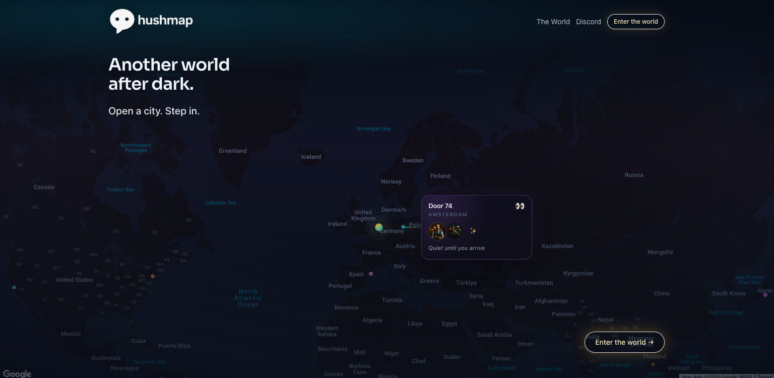 Screenshot 1 of Hushmap