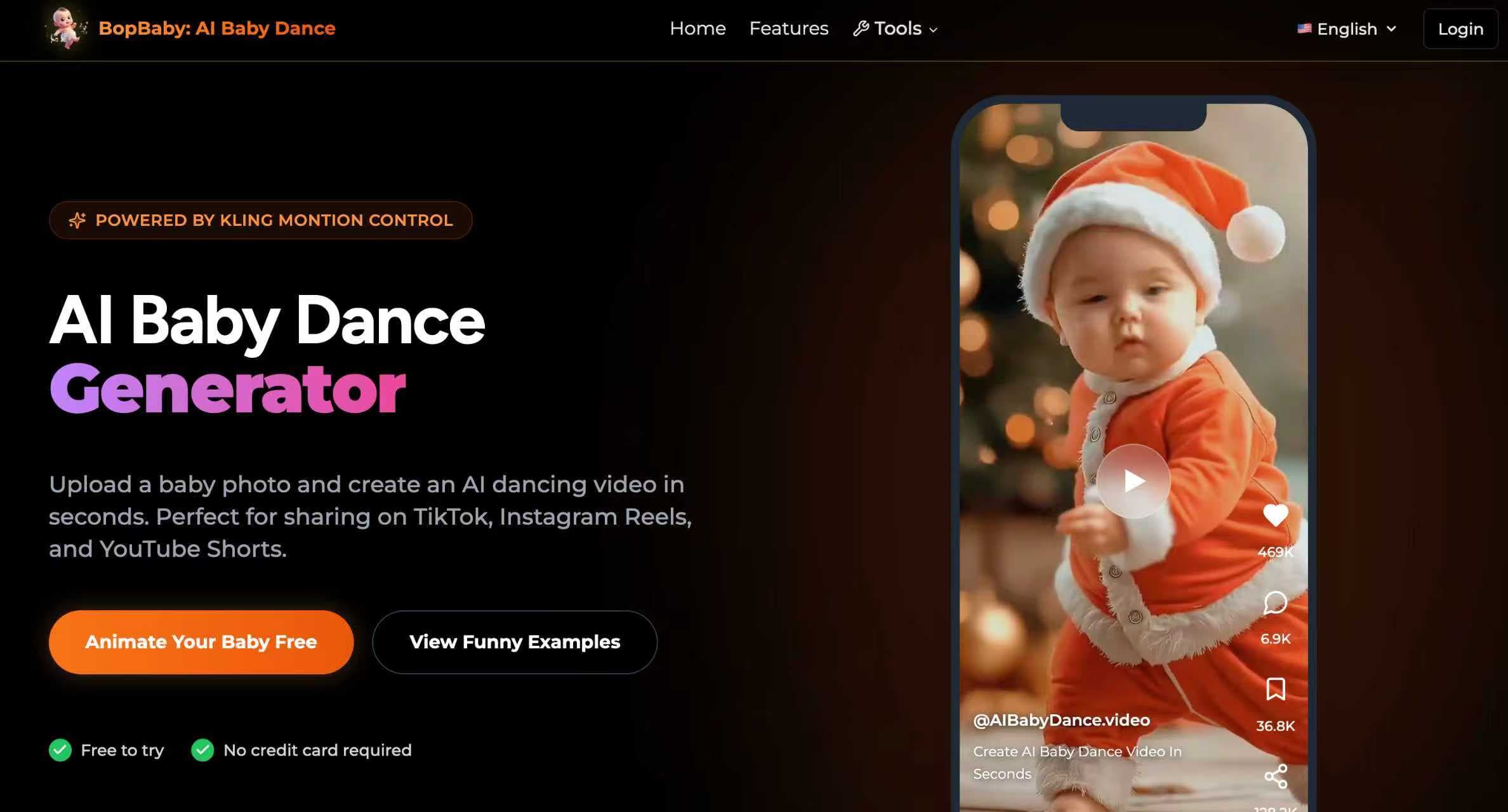 Screenshot 1 of AI Baby Dance Video Generator