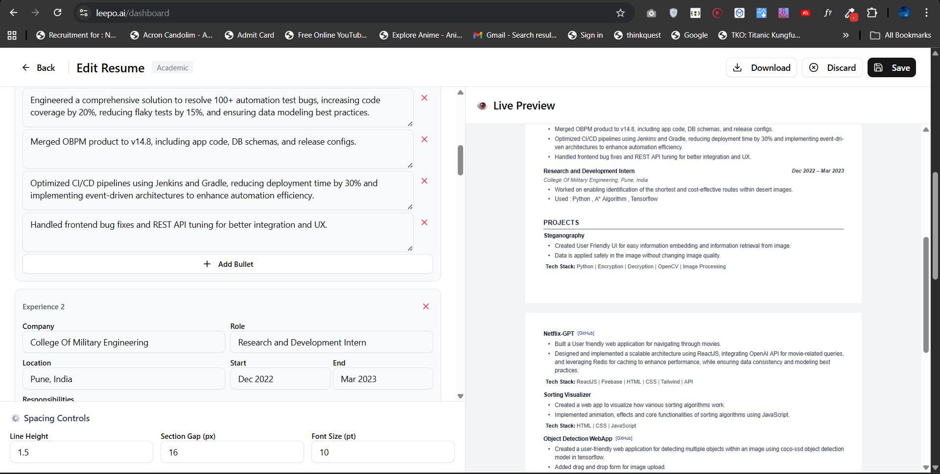 Screenshot 5 of Leepo - Track Your Job Applications