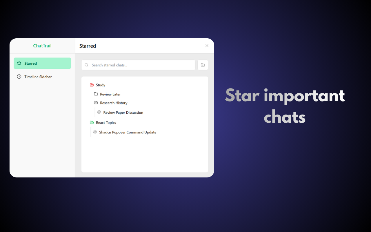 Screenshot 5 of ChatTrail