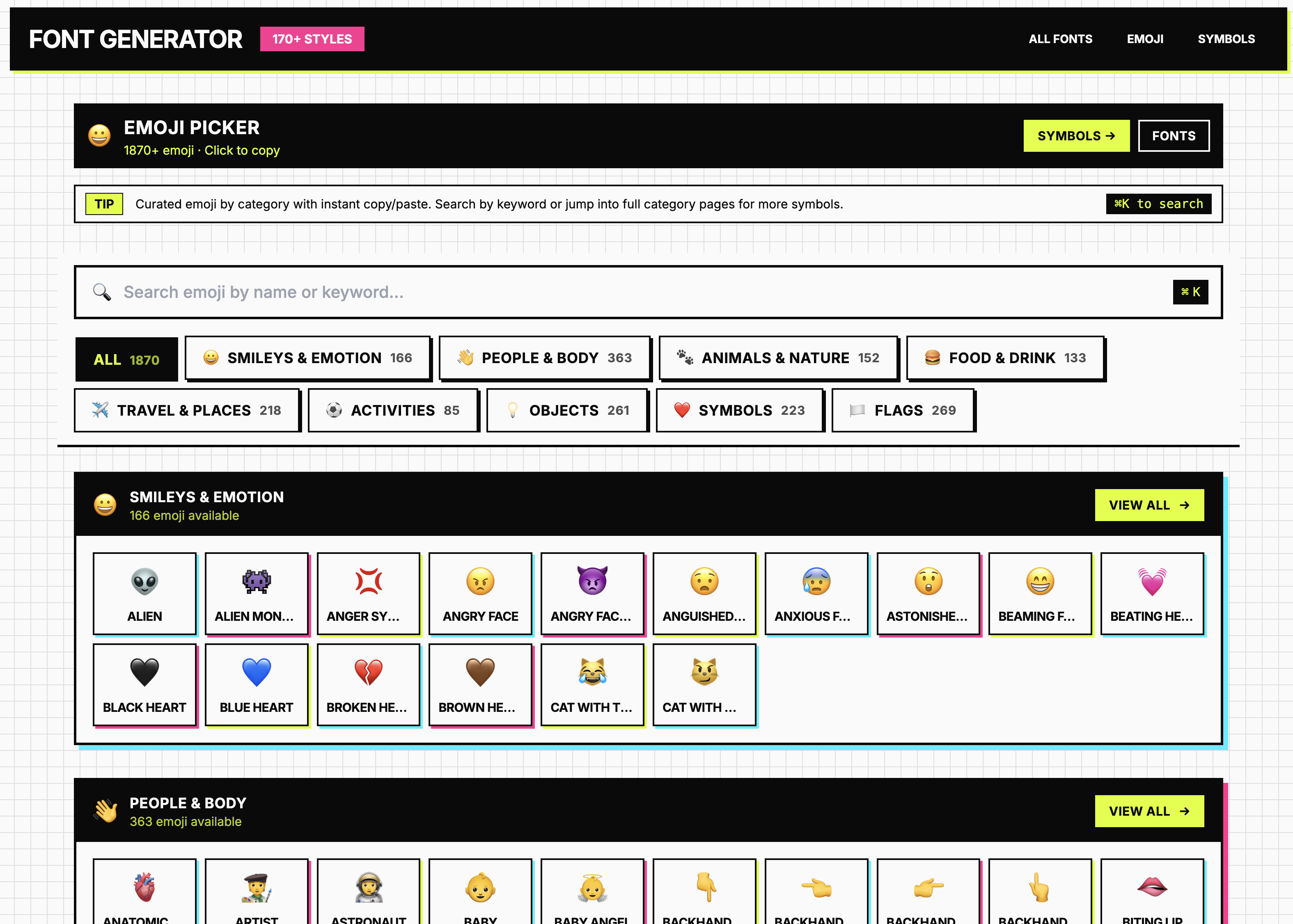 Screenshot 2 of FontGenerator.design