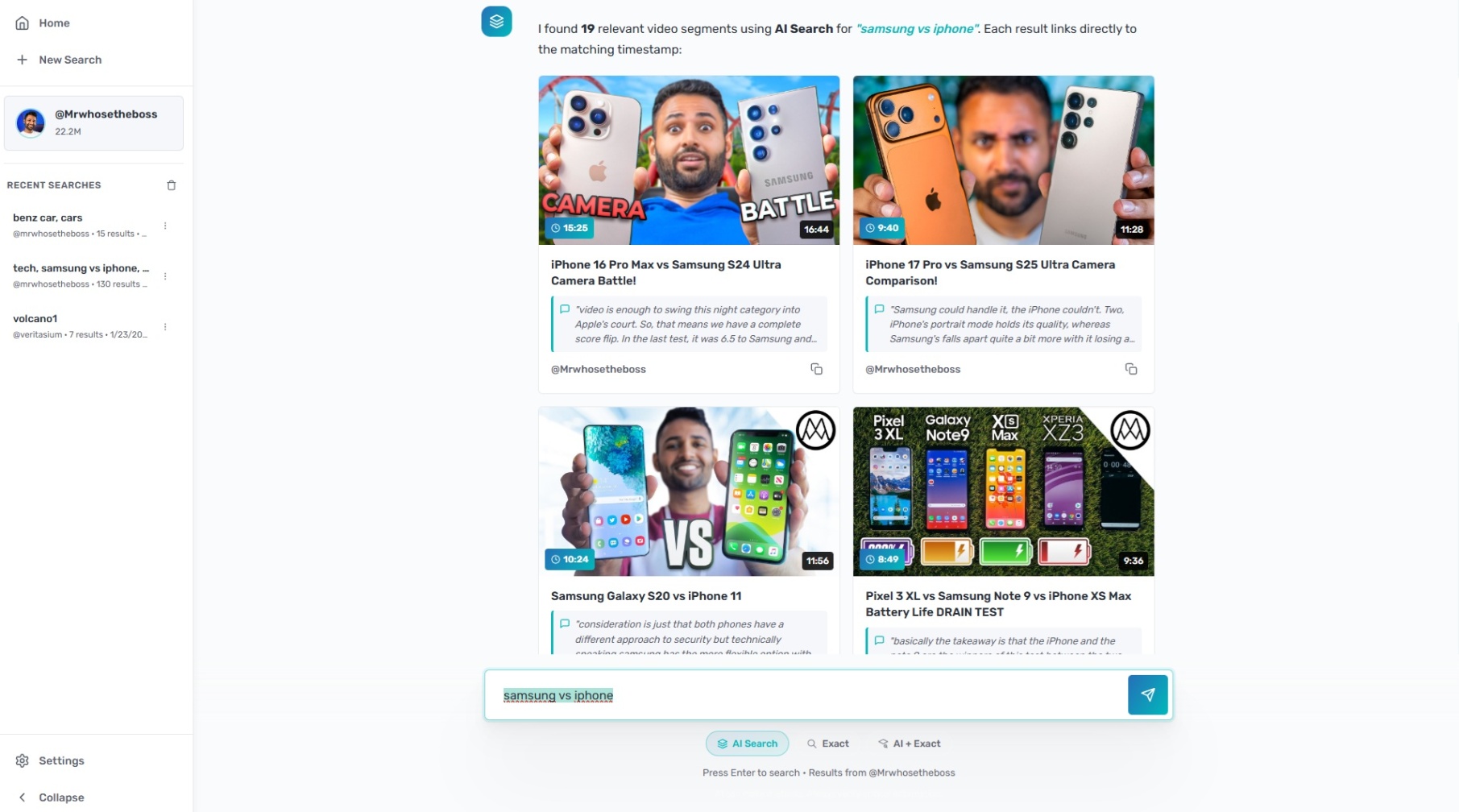 Screenshot 2 of FindInVideo