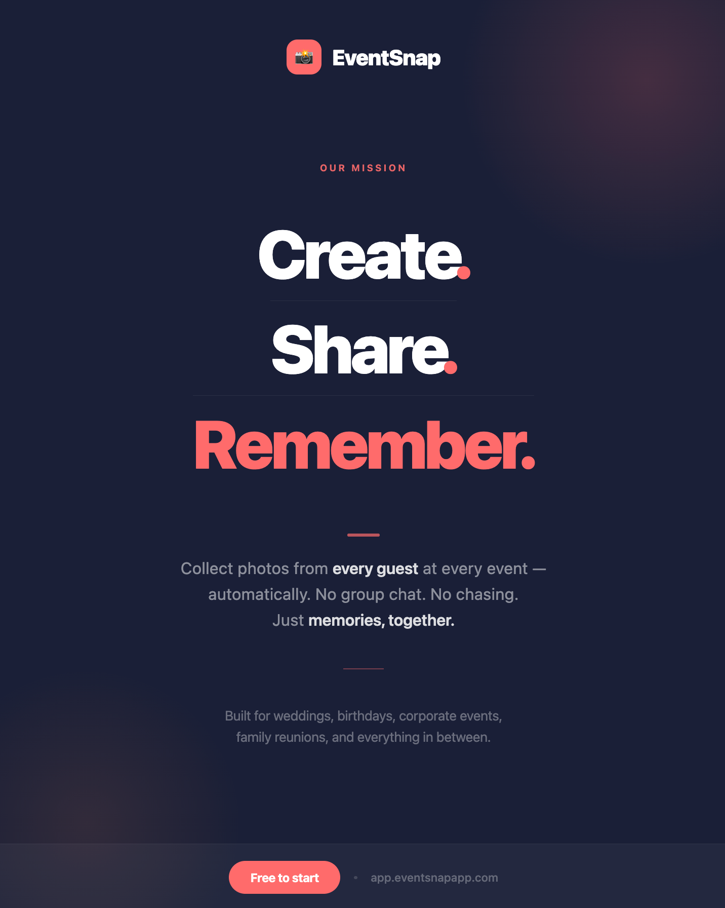 Screenshot 3 of EventSnap App