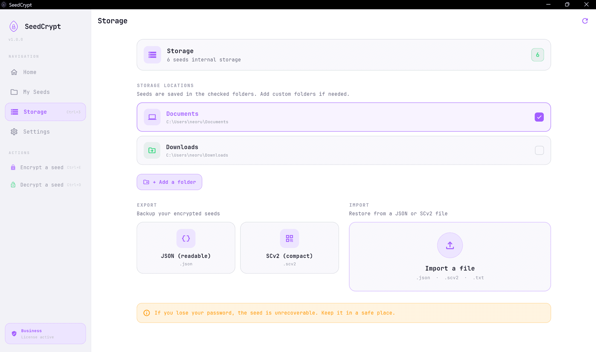 Screenshot 5 of SeedCrypt