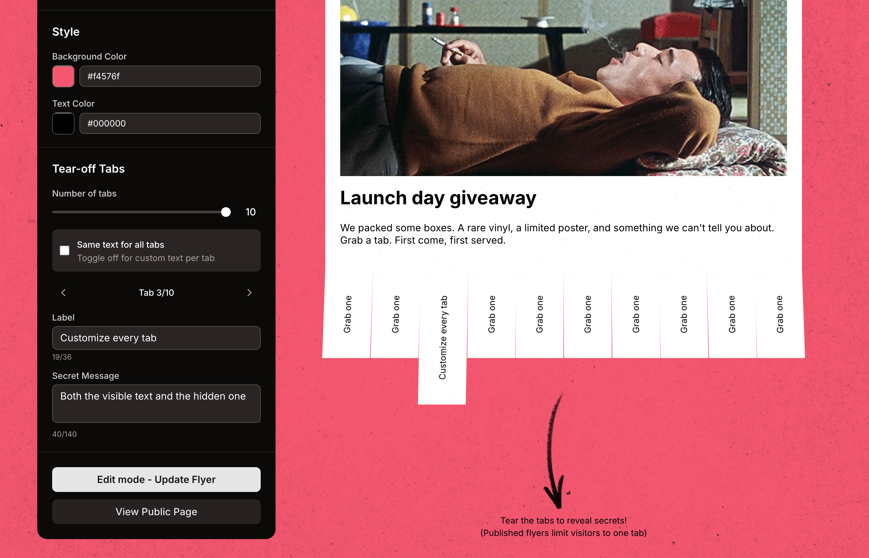 Screenshot 5 of Tearoff