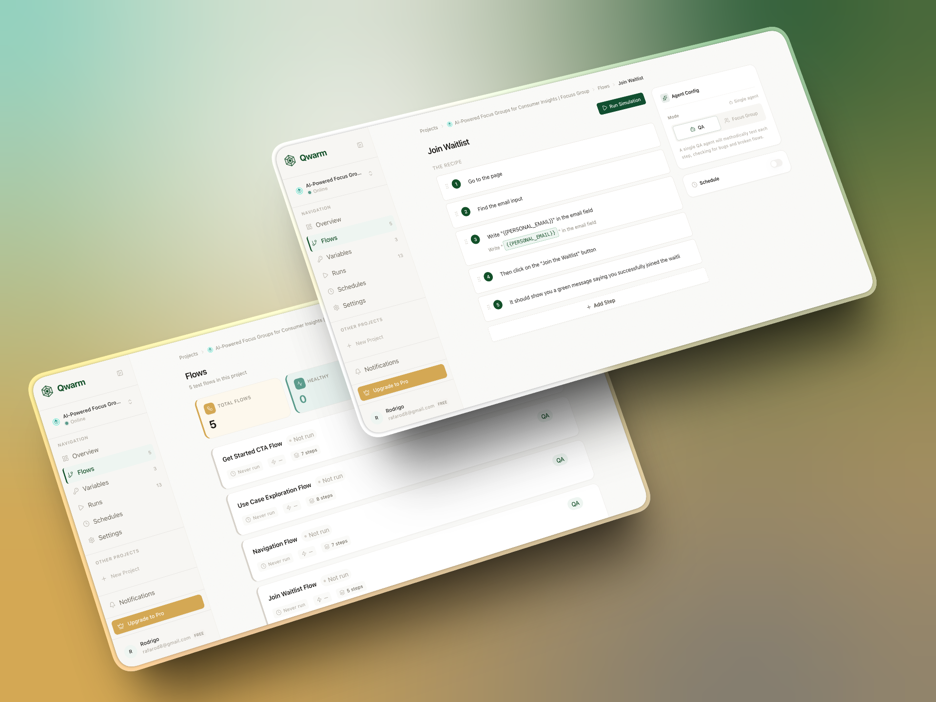 Screenshot 3 of Qwarm - AI-Powered QA Testing