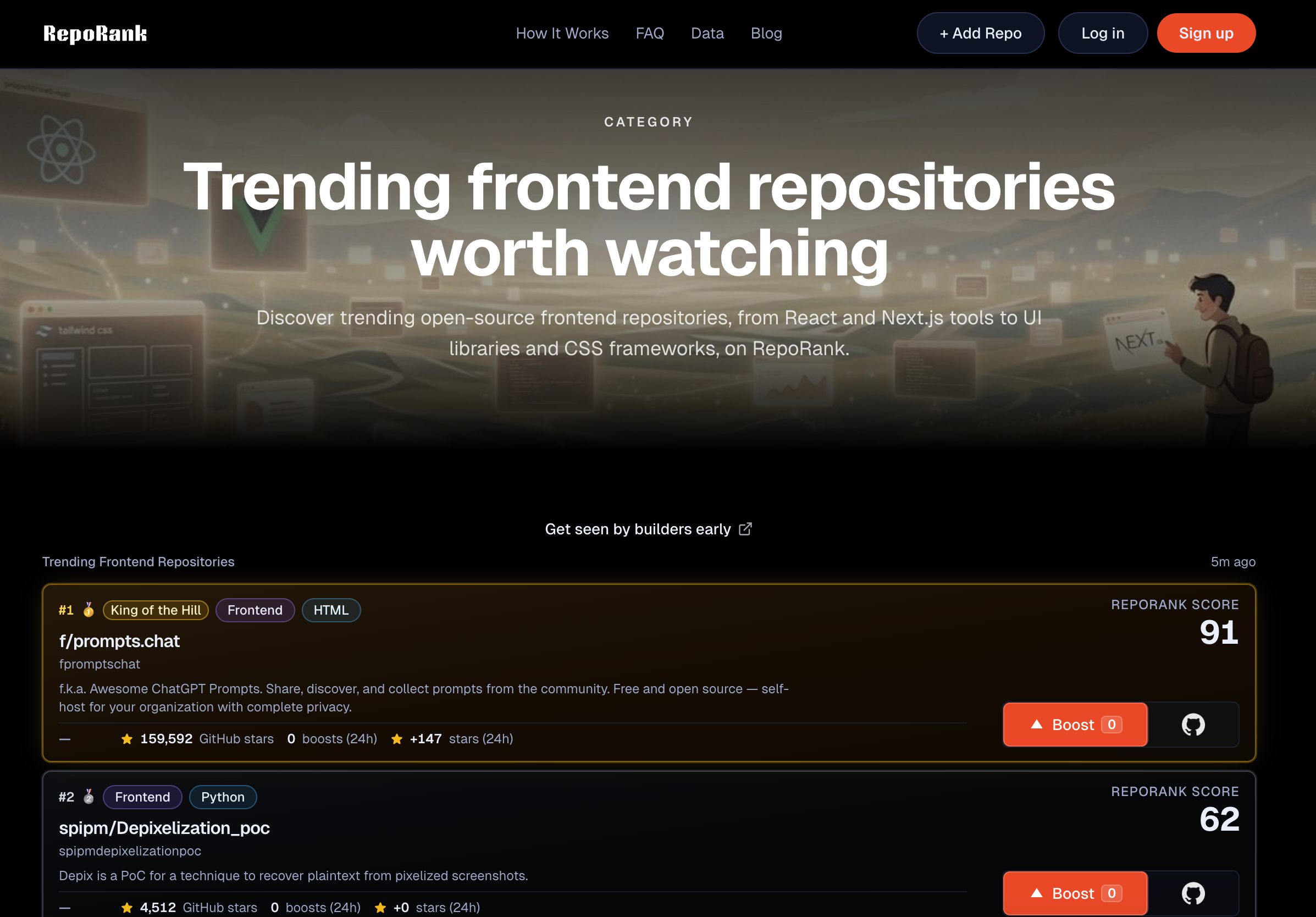 Screenshot 3 of RepoRank