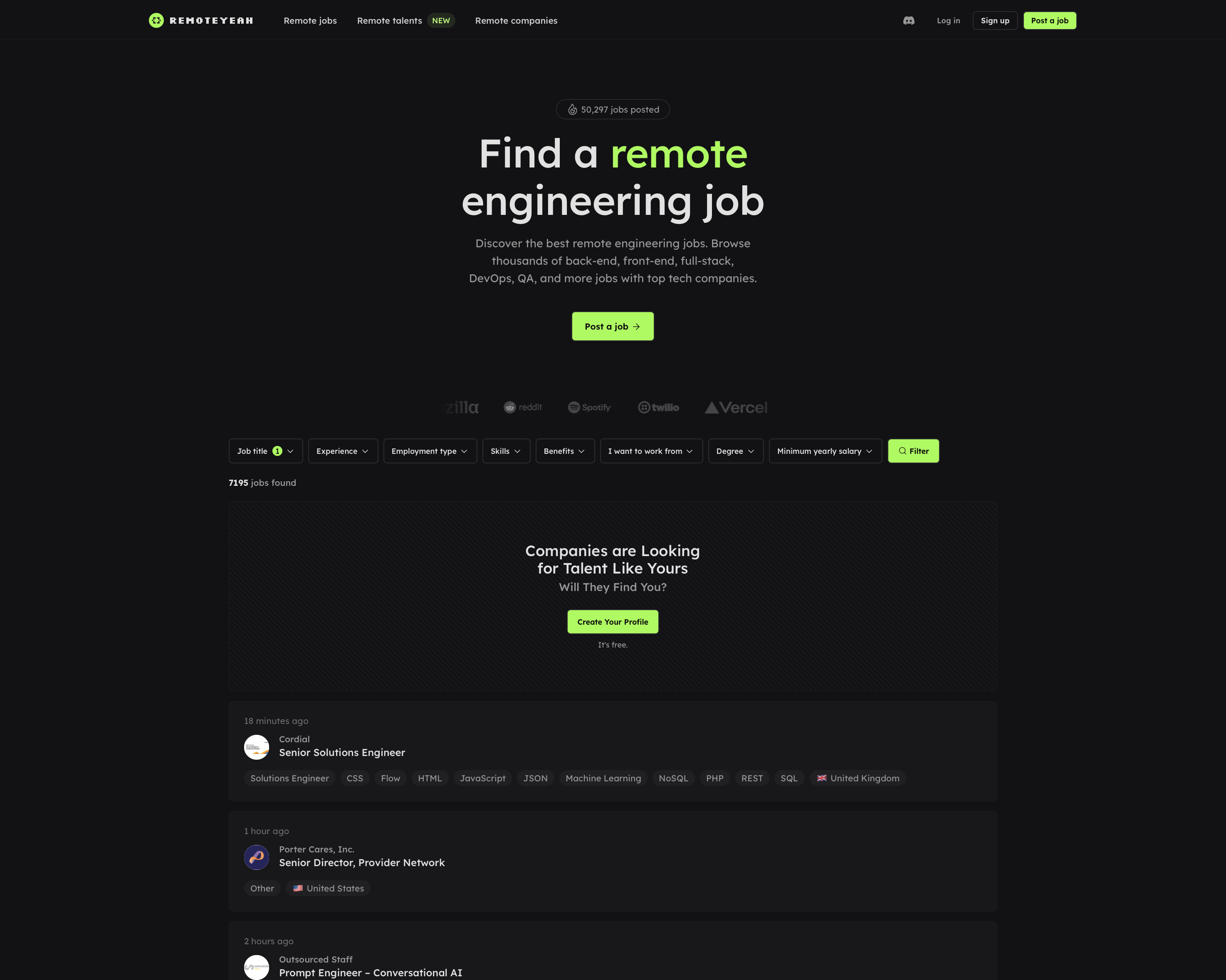 Screenshot 2 of RemoteYeah