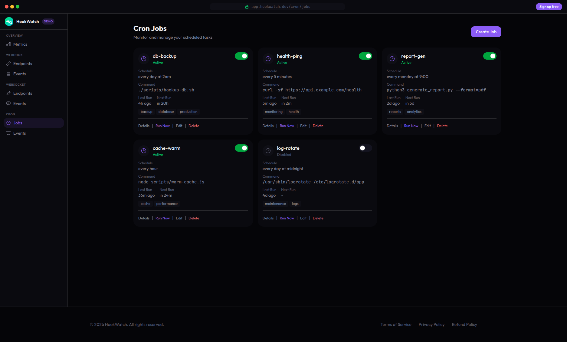 Screenshot 2 of HookWatch