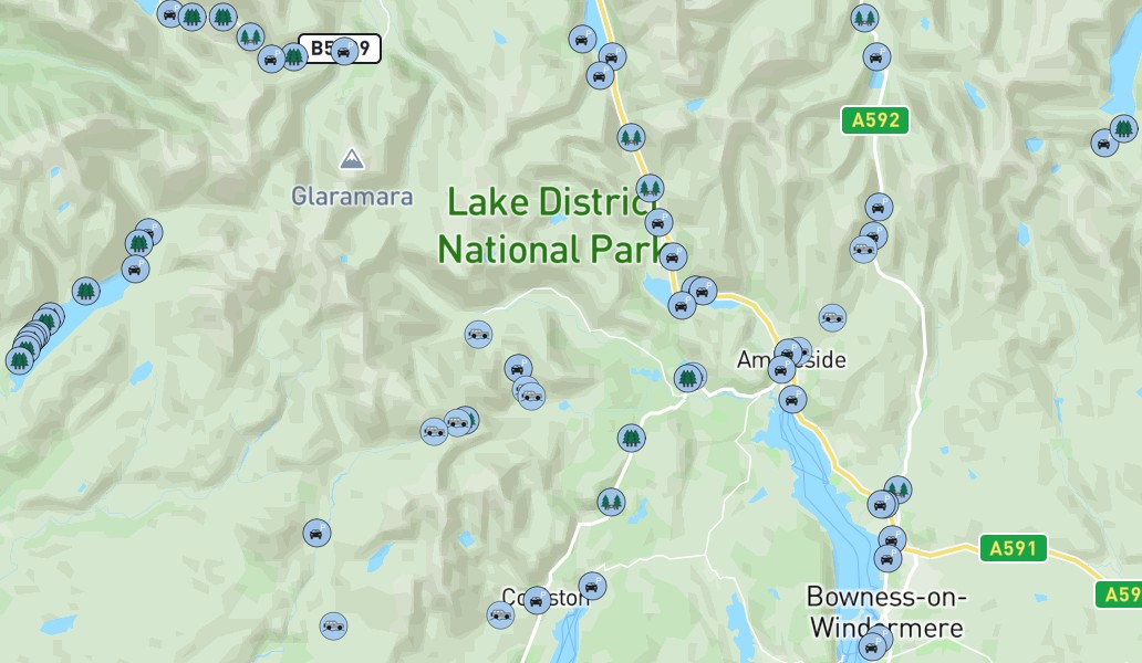 Screenshot 3 of Camplocation app