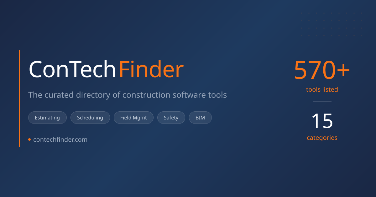 Screenshot 1 of ConTechFinder