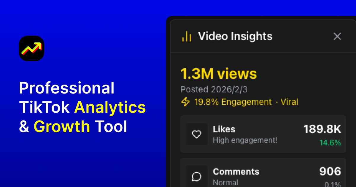 Screenshot 1 of TikInsights