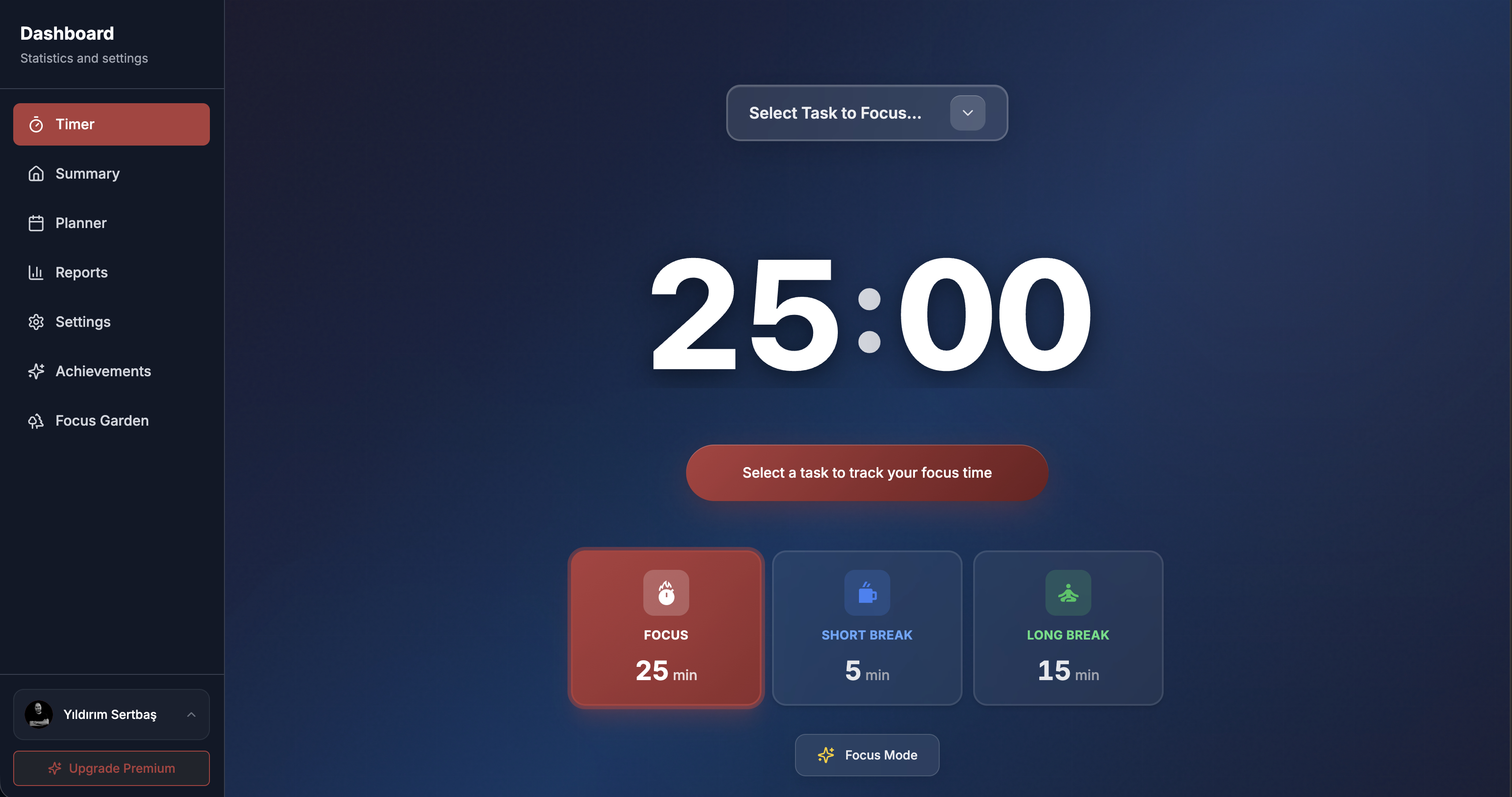 Screenshot 1 of Pomodoronline