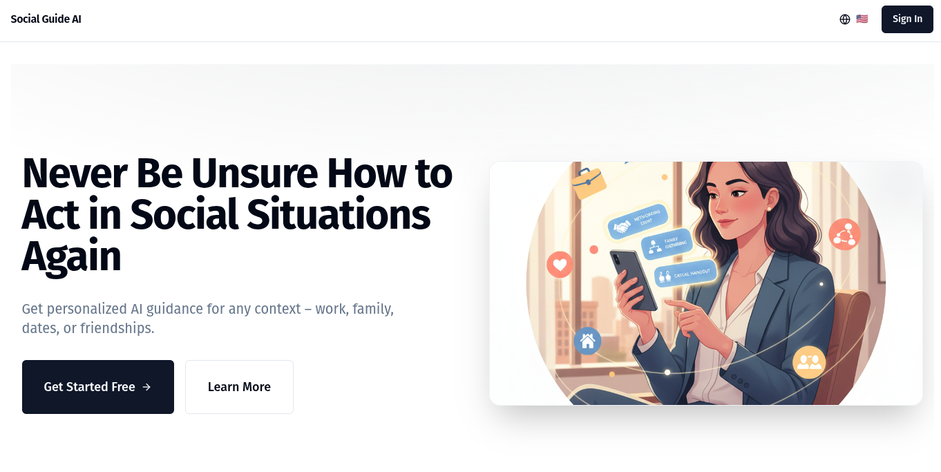 Screenshot 1 of Social Guide Ai