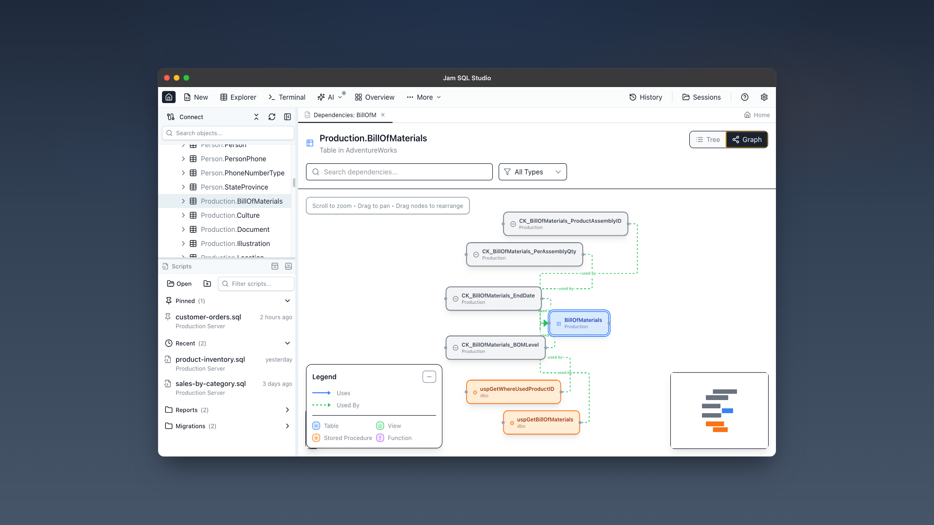 Screenshot 4 of Jam SQL Studio