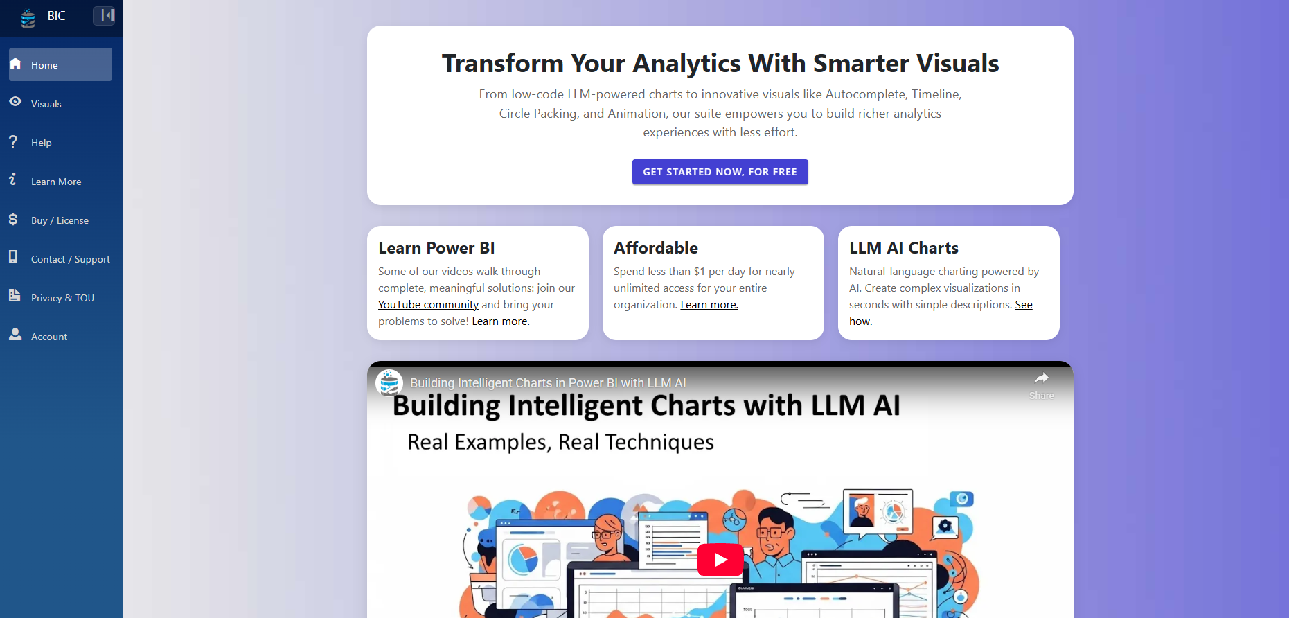 Screenshot 1 of Visuals Library