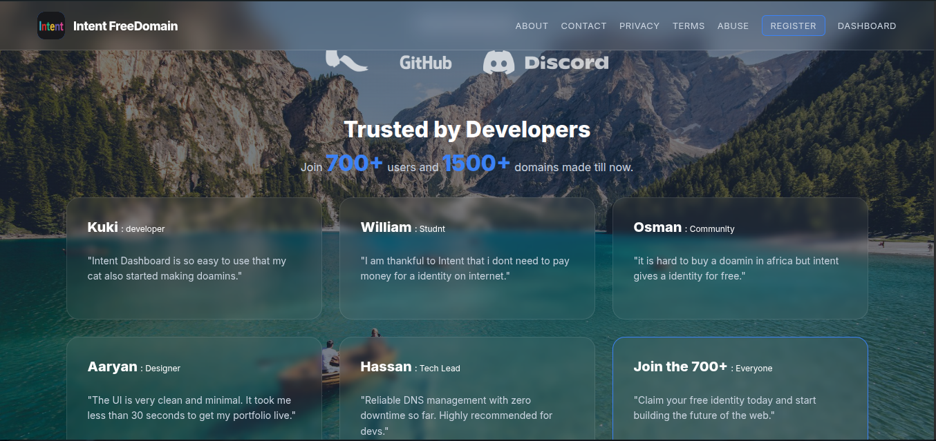 Screenshot 2 of Intent FreeDomain