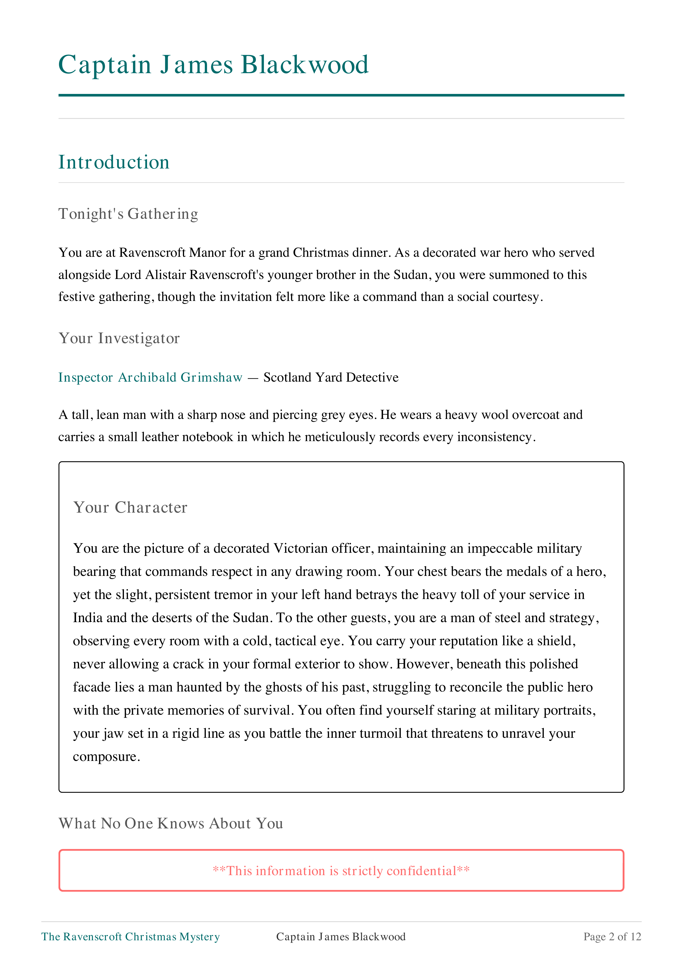 Screenshot 2 of MysteryShaper — Murder Mystery Games