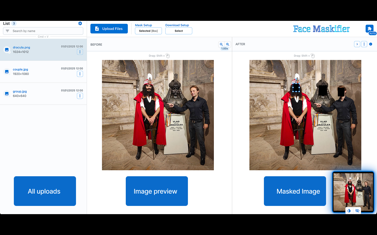 Screenshot 3 of Face Maskifier