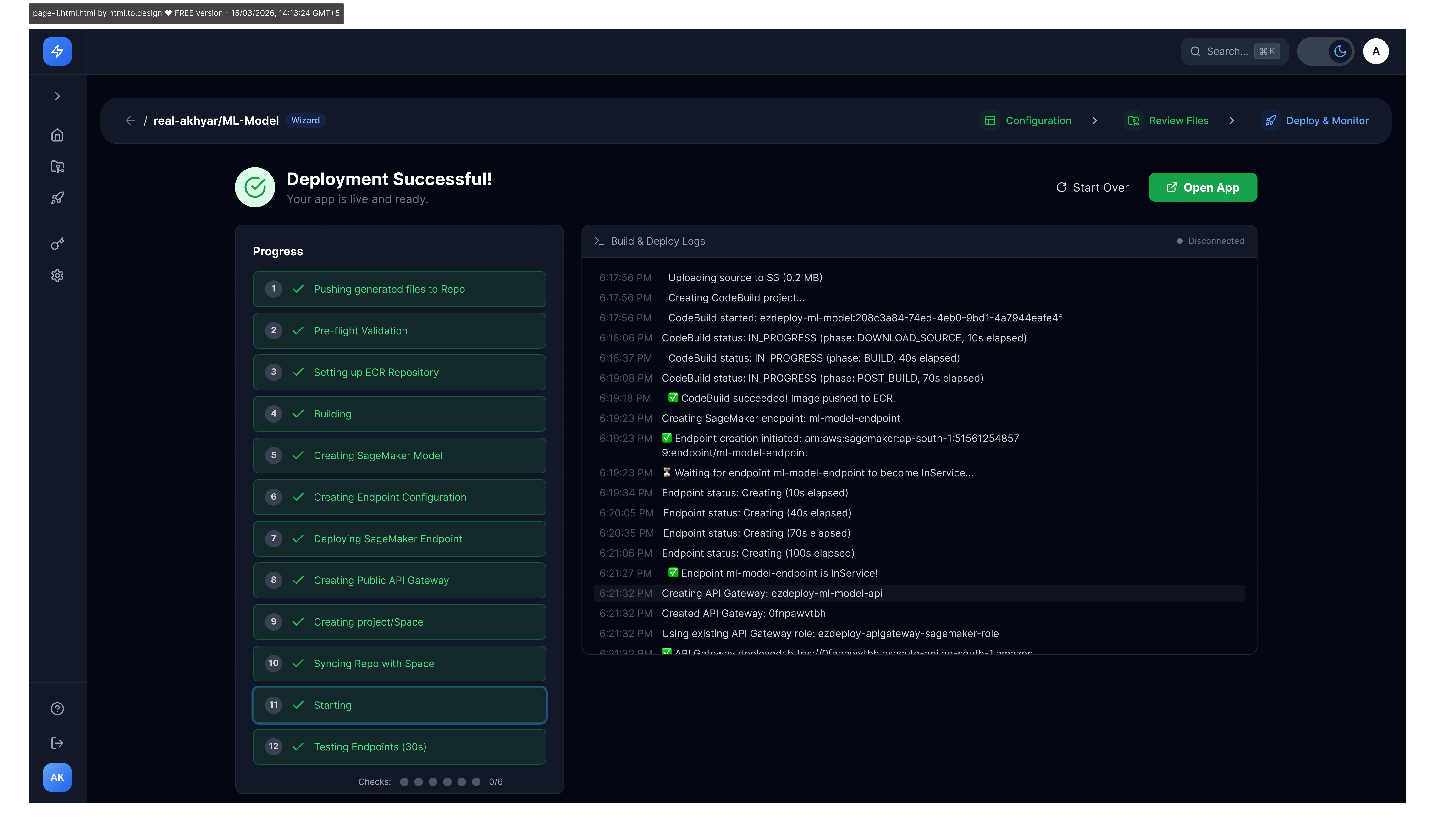 Screenshot 3 of EzDeploy