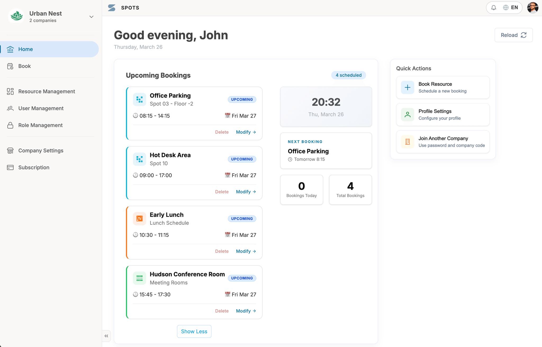 Screenshot 1 of Spots App