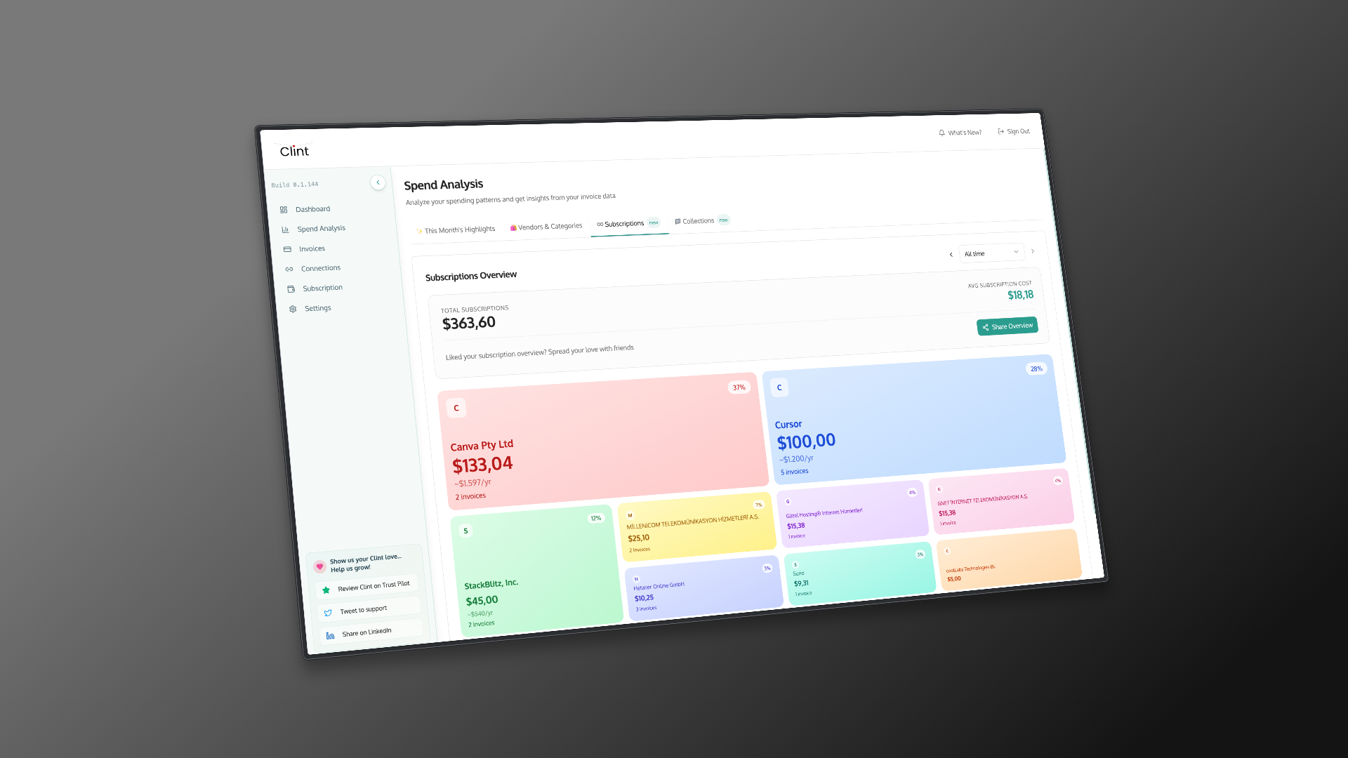 Screenshot 2 of Clint | Your Personal Expense Manager