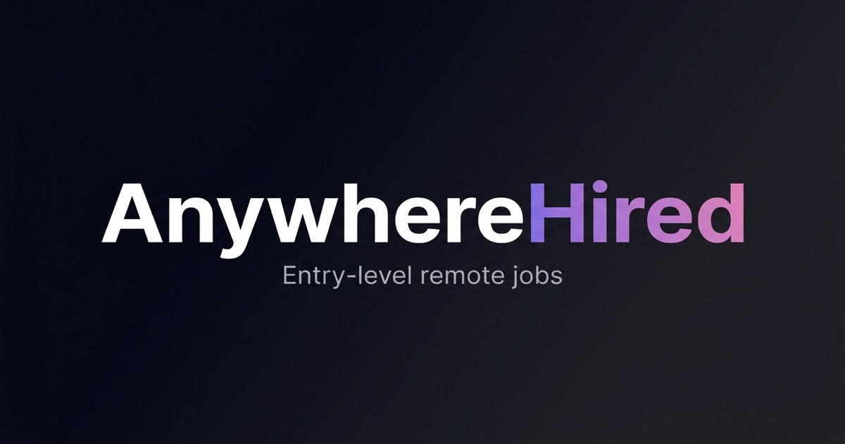 Screenshot 1 of AnywhereHired