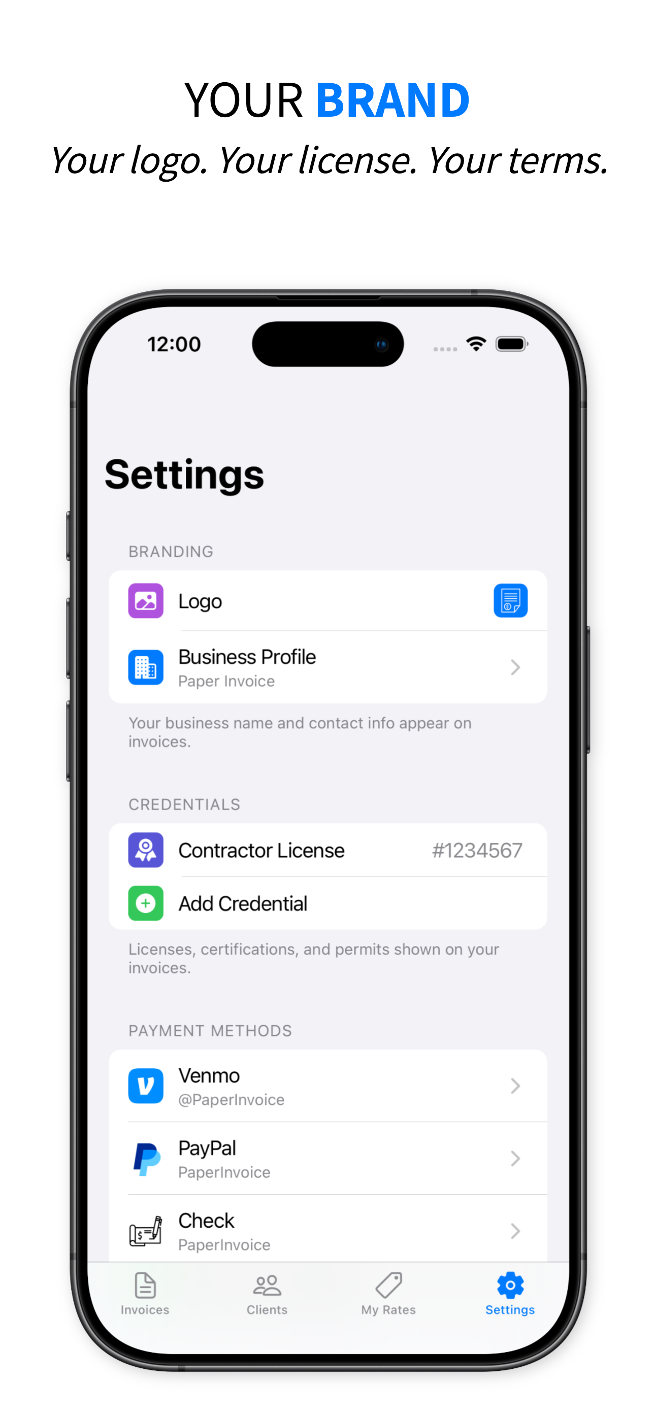 Screenshot 3 of Paper Invoice