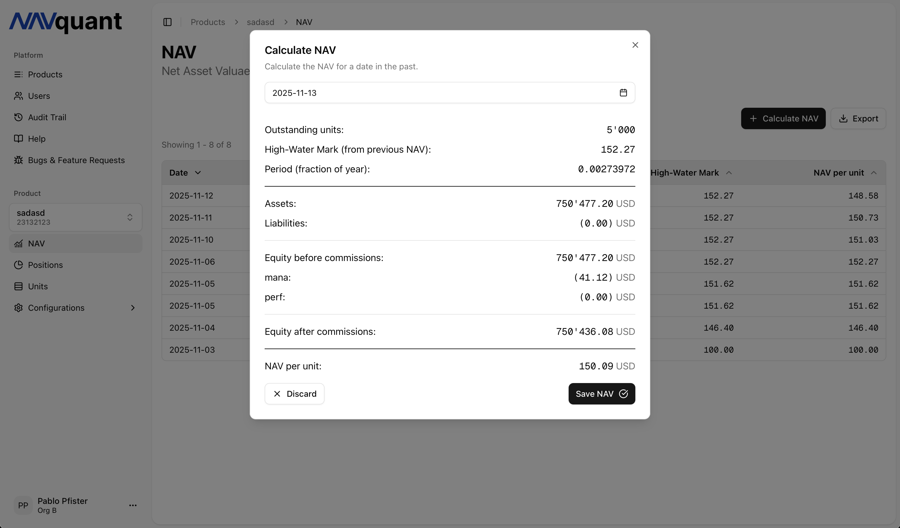 Screenshot 2 of NAVquant