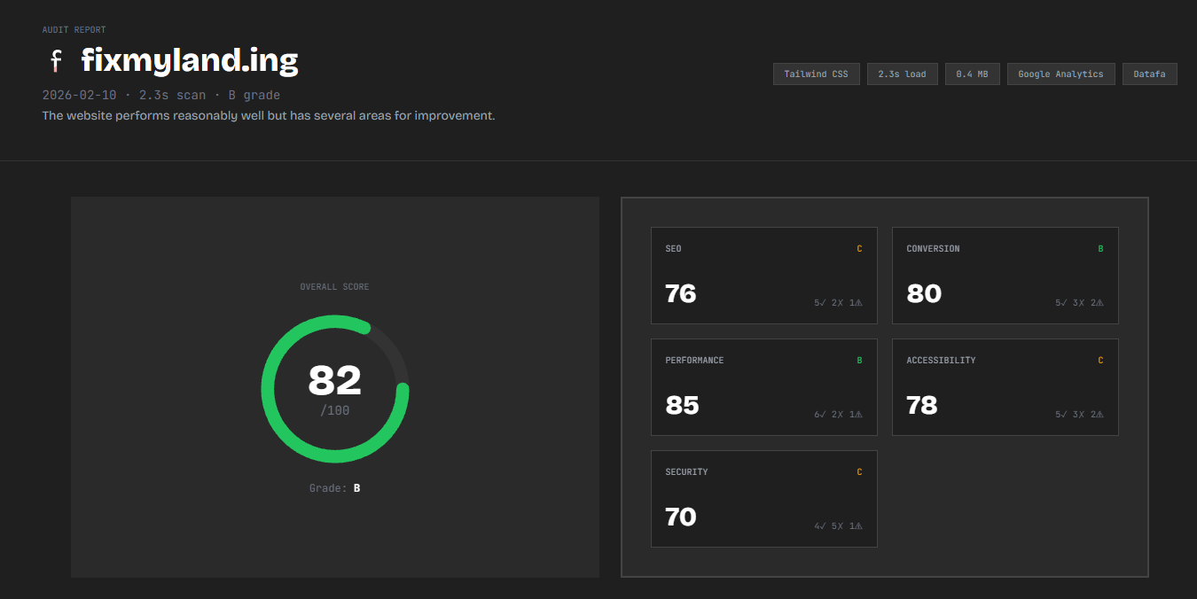 Screenshot 3 of FixMyLanding