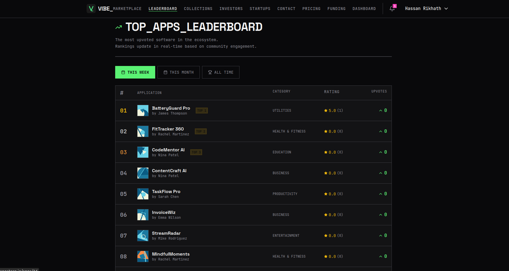 Screenshot 2 of Vibe App Store