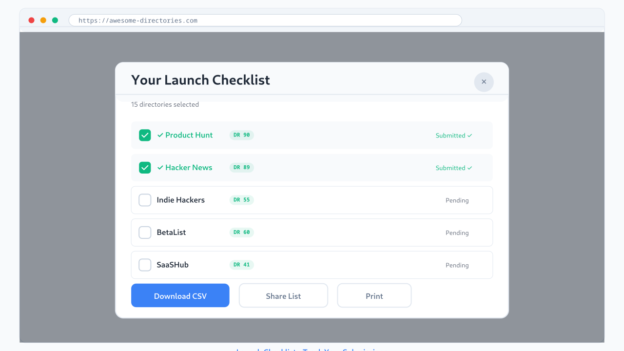 Screenshot 3 of Awesome Directories