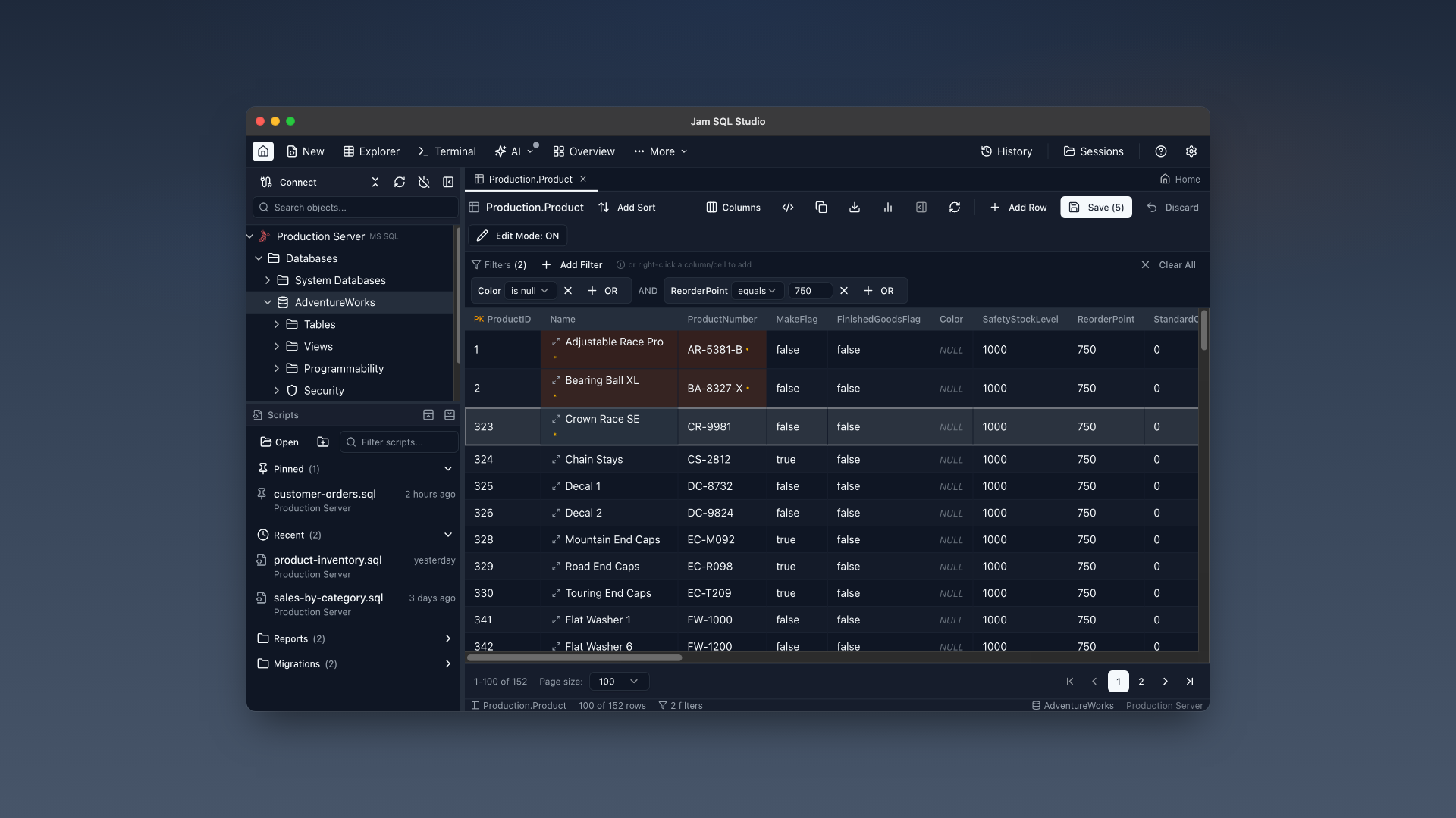 Screenshot 6 of Jam SQL Studio