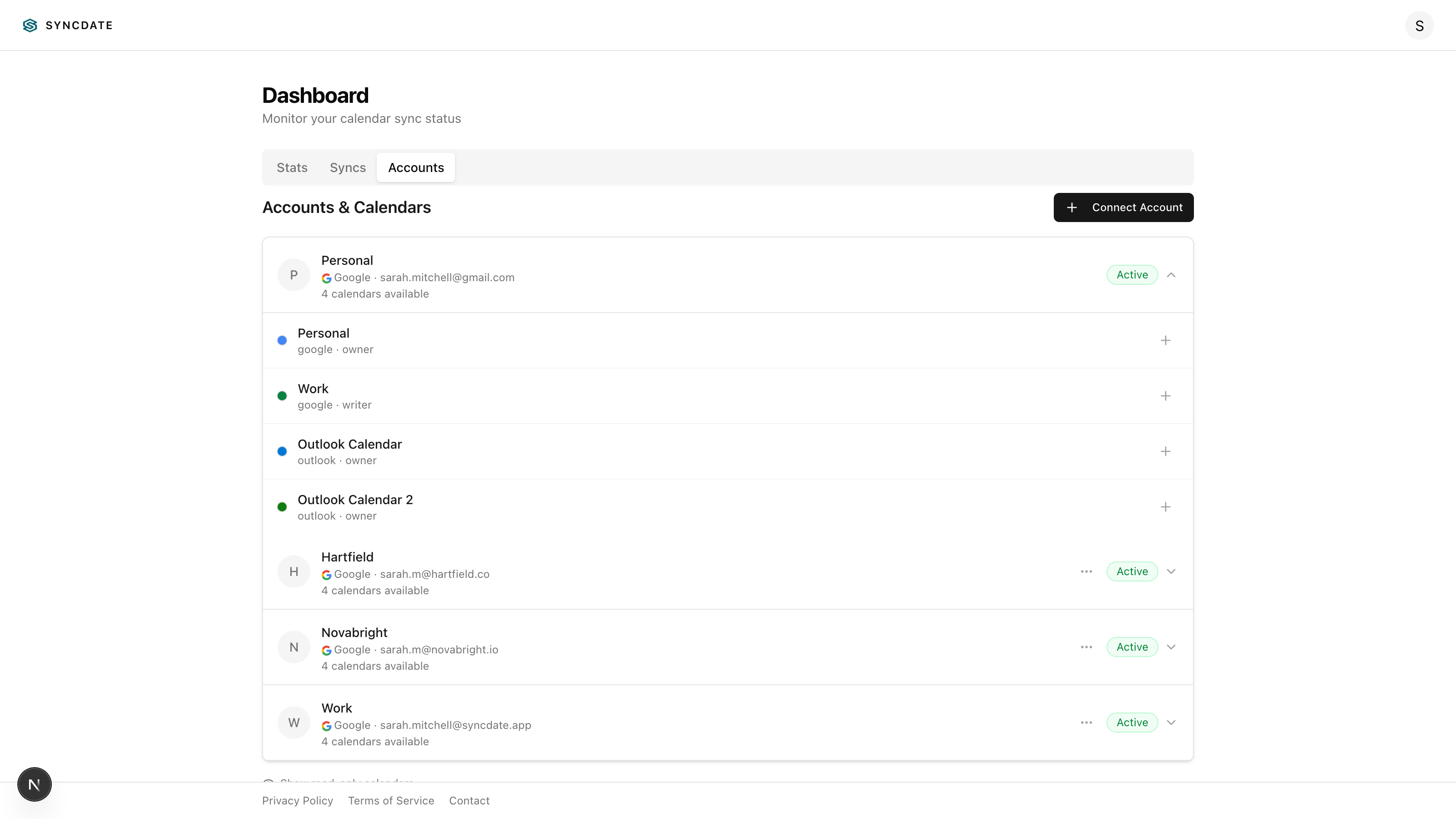Screenshot 2 of SYNCDATE