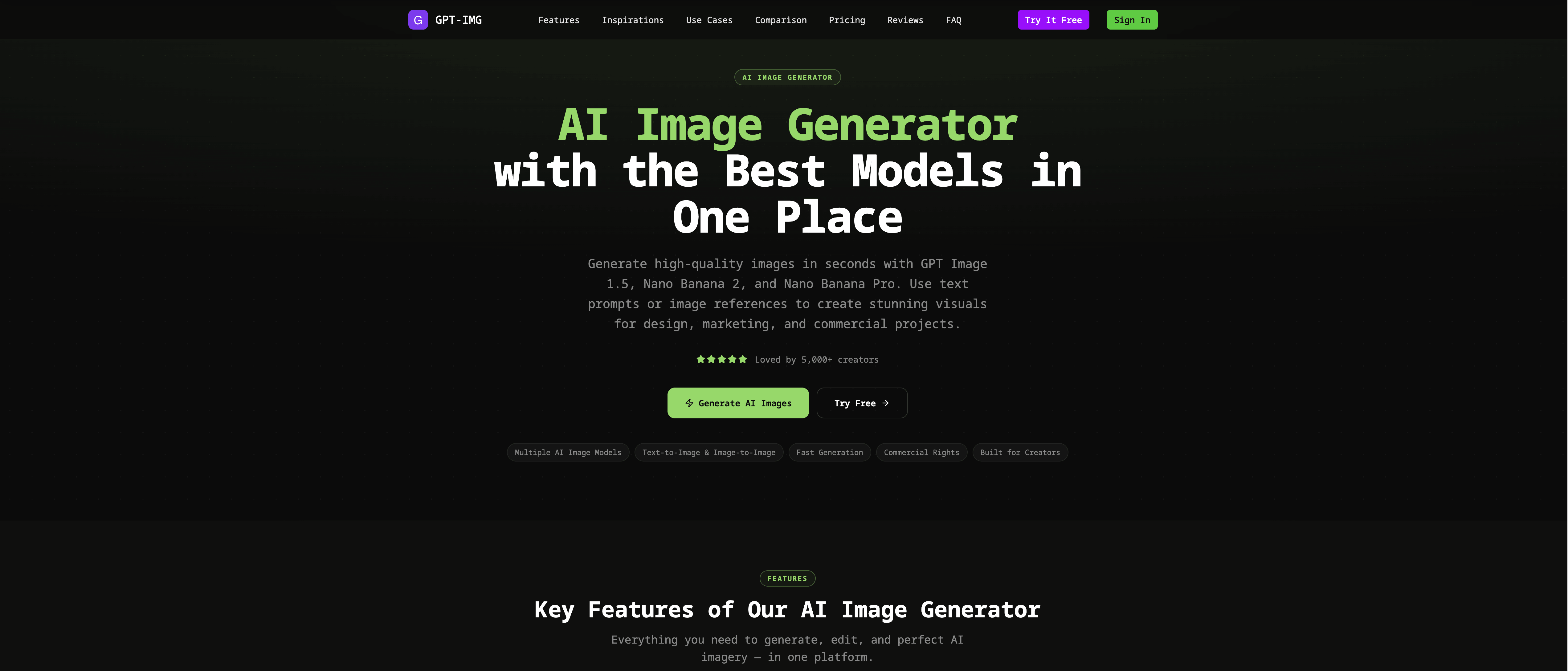 Screenshot 1 of GPT-IMG