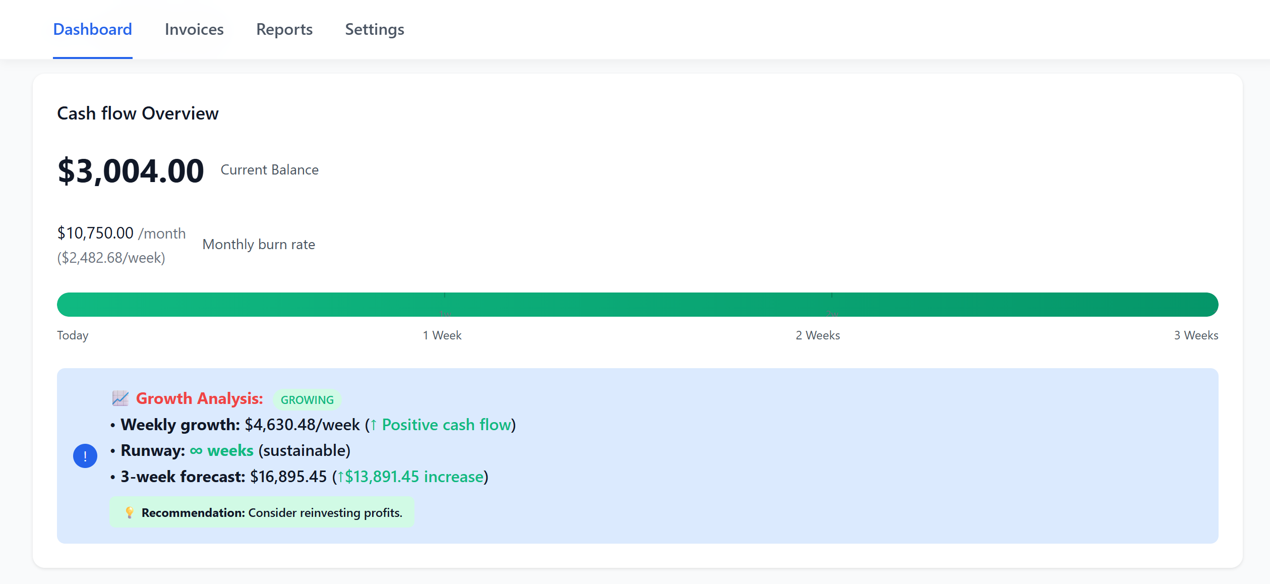 Screenshot 3 of FlowLy - Simple Cash Flow Forecasting